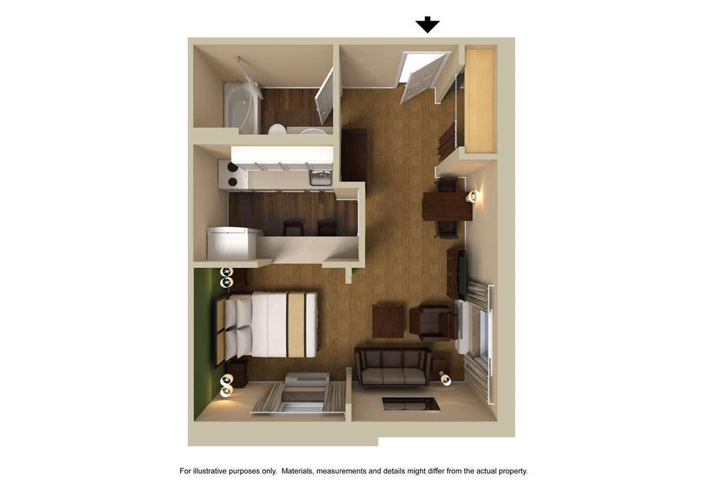 Hometowne Studios And Suites By Red Roof Greensboro Pokoj fotografie
